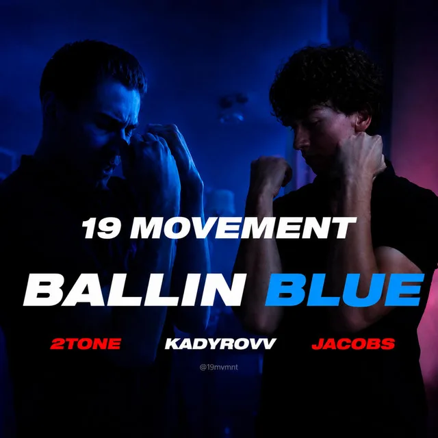 jacobs, 2TONE, kadyrovv — Ballin BLUE, okładka